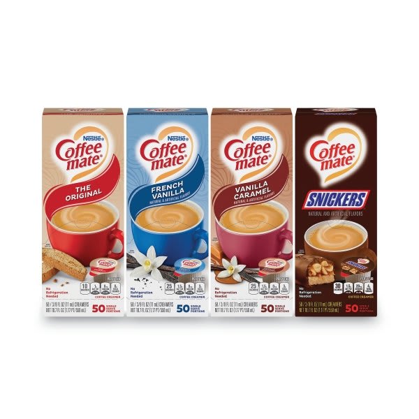 CoffeeMate® Original Mini Cup Liquid Coffee Creamer (360Pack) HD Supply