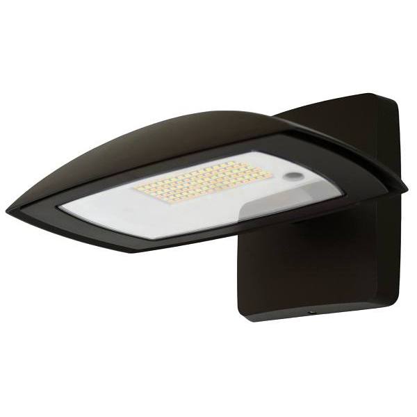 Eran 28w Int Led 5cct Bronze Outdoor Wall Pack Flood Light 3000 Lumens