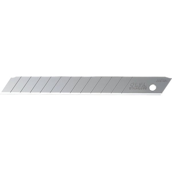 Olfa Ab-50s 9mm 13pt Stainless Steel Snap Off Blade, Package Of 50