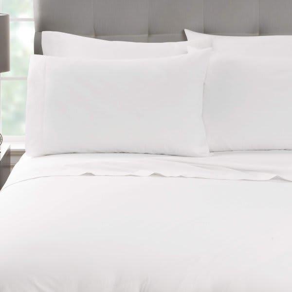 Martex Millennium T250 Stripe Fitted Sheet King 78x80x15 White Case Of 12