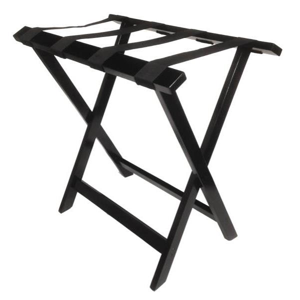 Standard Luggage Rack Powder Coat With Backrest, Black HD Supply