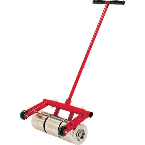 Qep® Roberts Red Vinyl And Linoleum Floor Roller With Transport Wheels