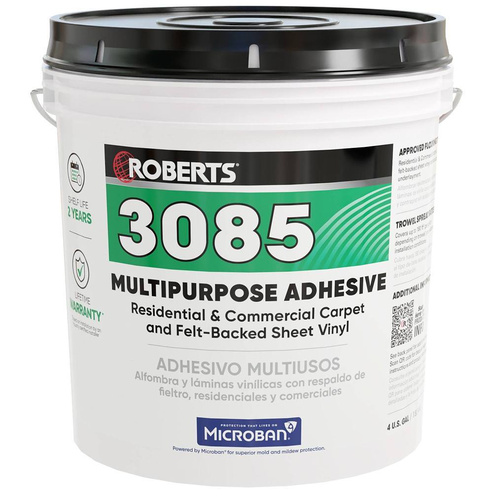 Roberts 3085 Multipurpose Adhesive, 4 Gallon (15.14 L)