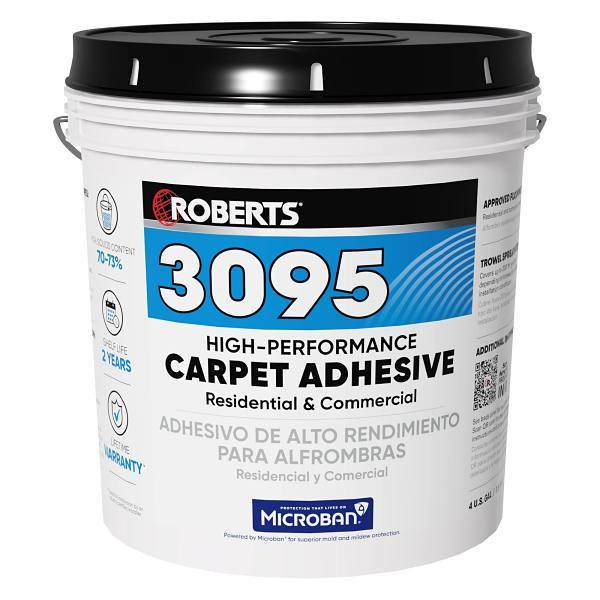 Roberts High Performance Carpet Adhesive, 4 Gallon (15.14 L)