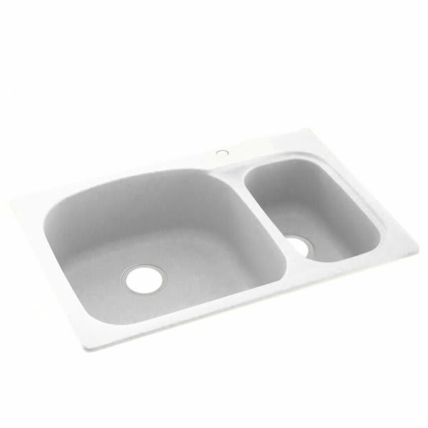 Swan® White Solid Surface Large Utility Sink HD Supply