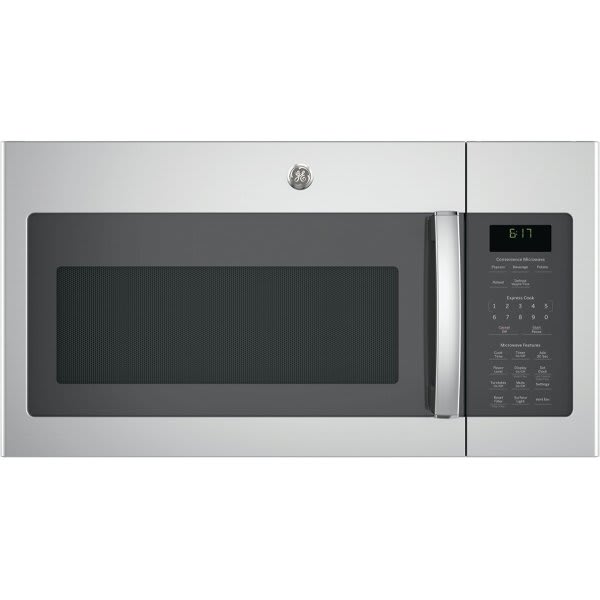 GE® 1.7 cu. ft. Over The Range Top Convertible Vent Microwave, Stainless Steel