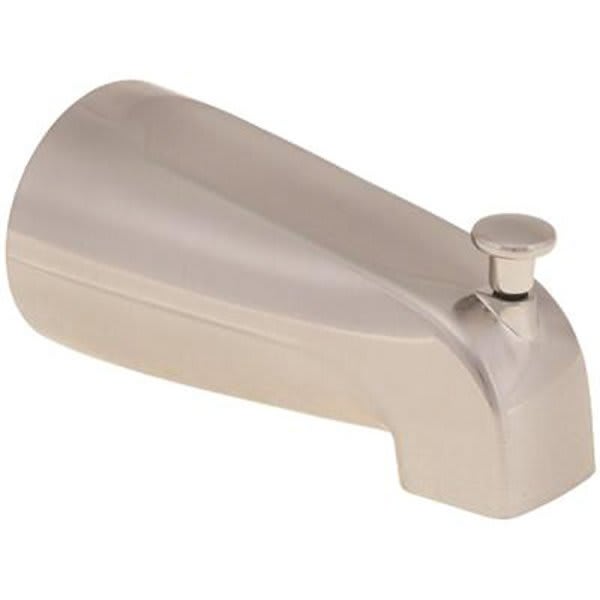 Proplus 1/2 In Fip Bathtub Spout Without Diverter, Brushed Nickel HD