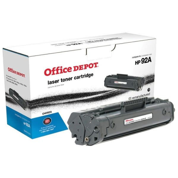 Office Depot Brand 12a Hp 12a Remanufactured Toner Cartridge Black Hd Supply 6754