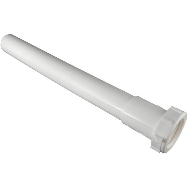 Keeney 1-1/4 In. X 12 In. Polypropylene Slip Joint Extension Tube, White
