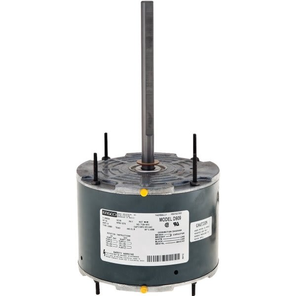 Fasco D909 1-Speed Condenser Fan Motor, 5.6", 208 / 230 Volts, 1.8 Amps