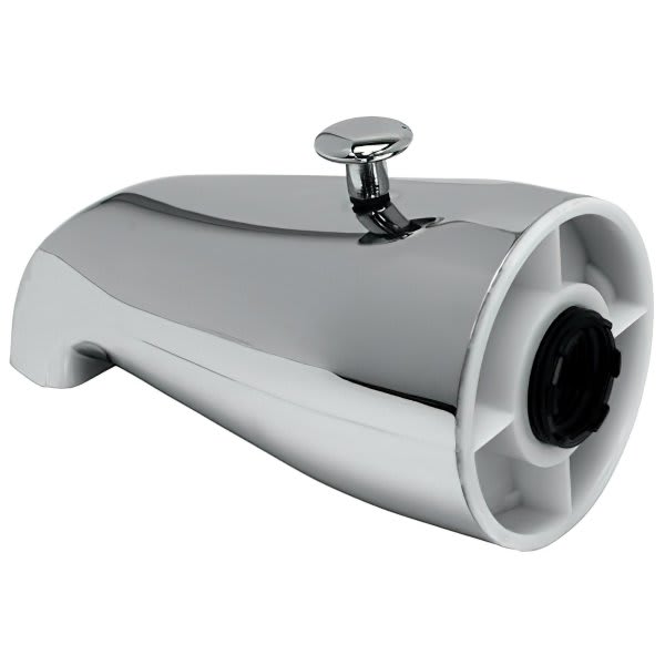 Proplus Bathtub Spout With Top Diverter And Adjustable Slide Connector
