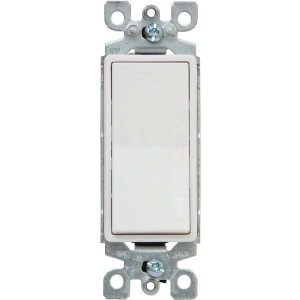 Leviton Decora 15 Amp 3-Way Specialty Light Switch, White Package Of 10 ...