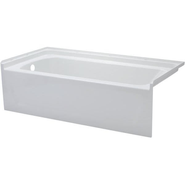 Bootz Aloha 60 In. Right Drain Rectangular Alcove Soaking Bathtub In