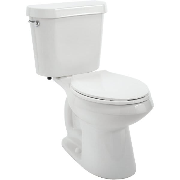 Premier 2-Piece All-In-One 1.28 GPF Single Flush Elongated Toilet, White, ADA