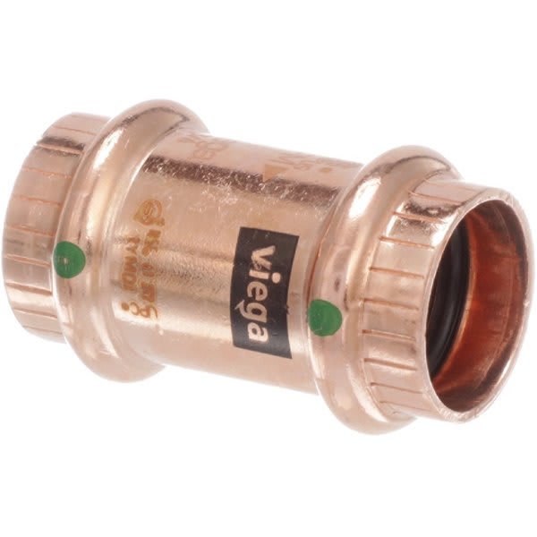 Viega Propress 1/2 In Press Copper Coupling Fitting No Stop