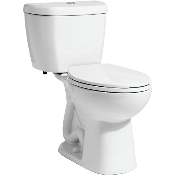 Niagara 2-Piece All-In-One 0.8 GPF Single Flush ADA Elongated Toilet In White With Vacuum-Assist Stealth Flush