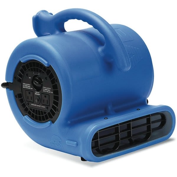 B-Air Hp Air Mover, 1/4, Blue