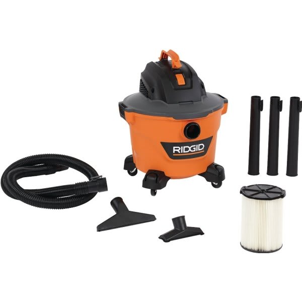 Ridgid 9 Gal. 4.25-Peak HP Nxt Wet/Dry Shop Vacuum With Filter, Hose And Accessories