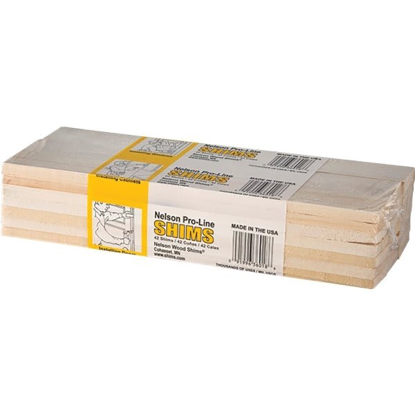 Nelson Wood Shims 8" Composite Wood Shim, Package Of 12 HD Supply