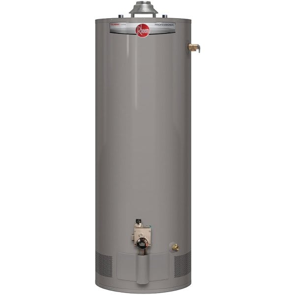 Rheem Professional Classic 40 Gal. Tall 6-Year 40k BTU Atmospheric Natural Gas Tank Water Heater 