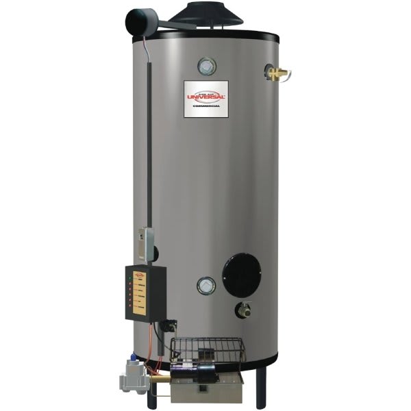Rheem Commercial Universal Heavy Duty 100 Gal. Tall 3-Year 199.9k BTU Low NOx Natural Gas Tank Water Heater