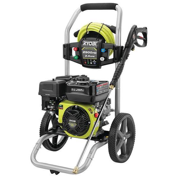 Ryobi 2900 Psi 2.5 Gpm Cold Water Gas Pressure Washer