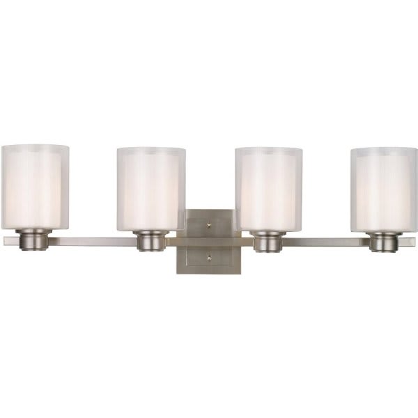 Home Decorators Collection 180Watt Equivalent Brushed Nickel