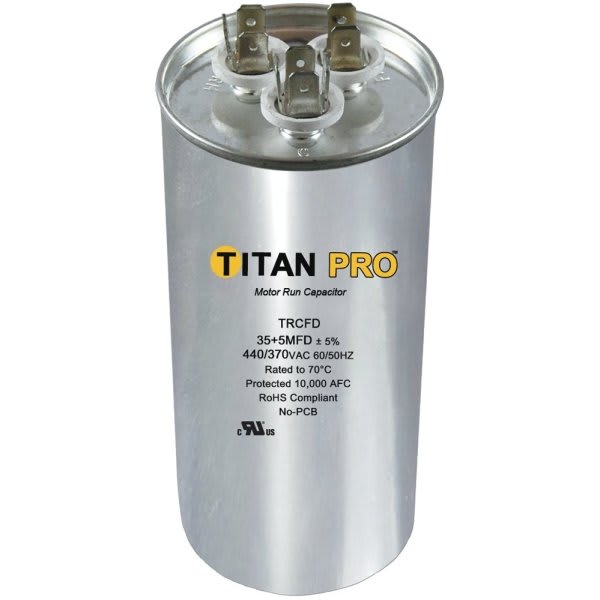 Titan Run Capacitor 303 Mfd 440/370 Volt Round