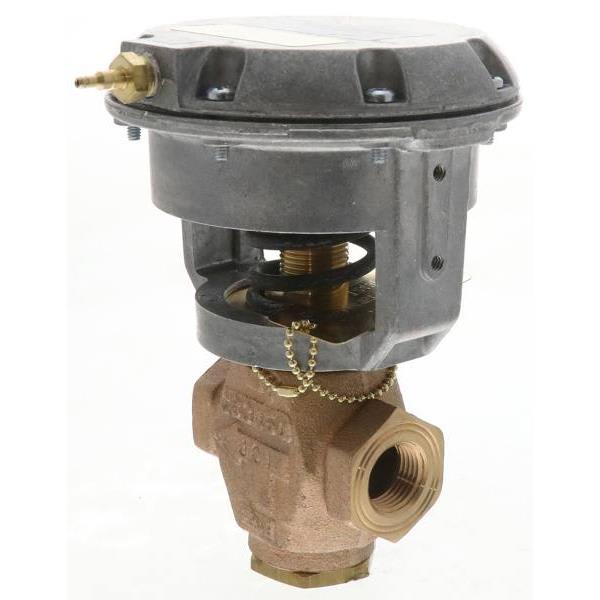 Johnson Controls 2 Way 1/2" Npt 1.8 Cv Cast Bronze Body 9-13 Psi Spring Return