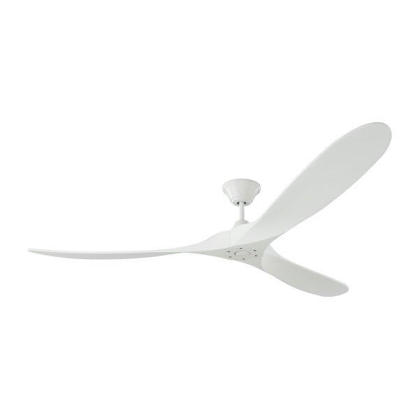 Generation Lighting Maverick Max 70" Outdoor White Ceiling Fan Dc Motor 6-Speed Remote