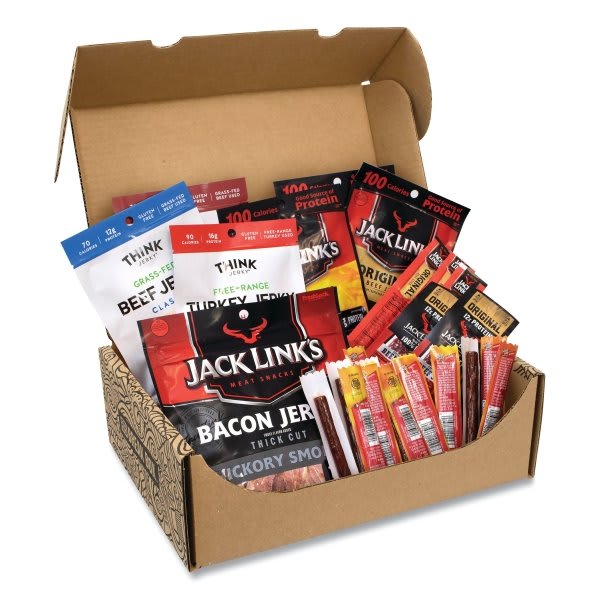 Snack Box Pros Big Beef Jerky Snacks Case Of 29