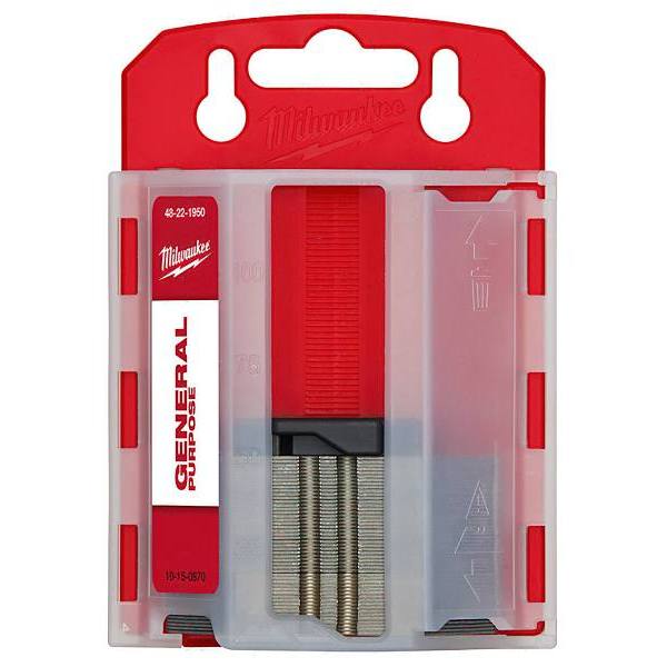 Milwaukee General Purpose Utility Blade Package Of 50