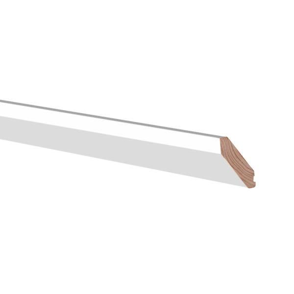 Express Shaker 96 In. W X 2.75 In. H X 2.875 In. D Crown Molding In Vesper White
