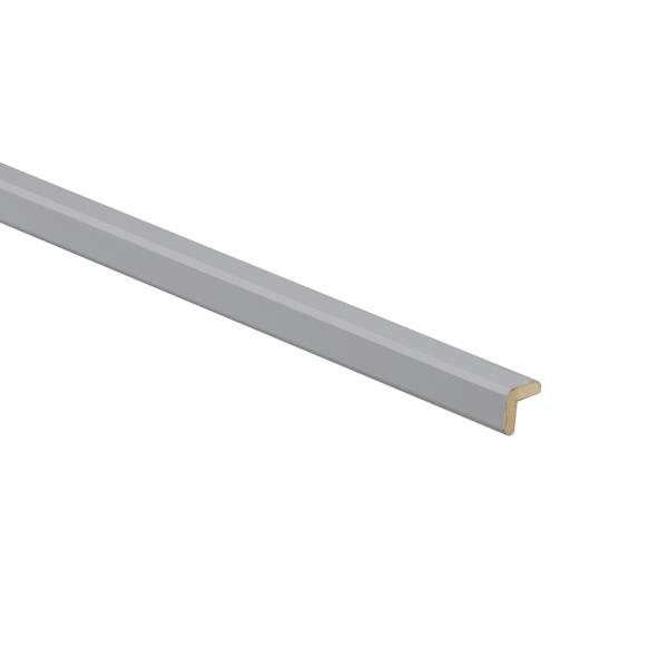 Express Shaker 96 In. W X 0.75 In. D X 0.75 In. H Wall Kitchen Cabinet Outside In Veiled Gray