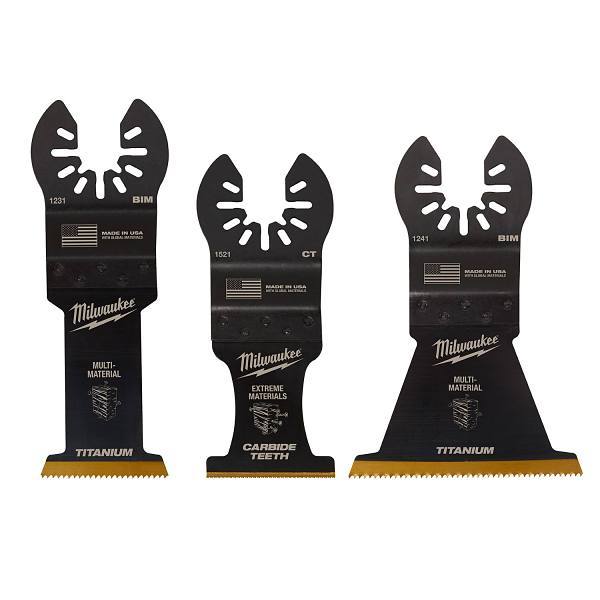 Milwaukee Open-Lok 6-3/8 In. Bi-Metal Multi-Material Multi-Tool Oscillating Blade, 5-Pack