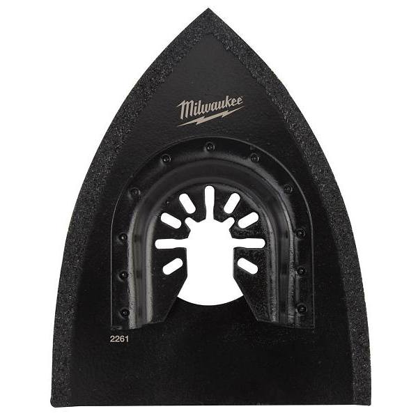 Milwaukee Open-Lok 3" Bi-Metal Carbide Grit Universal Fit Hybrid 2-In-1 Grout Removal Oscillating Blade