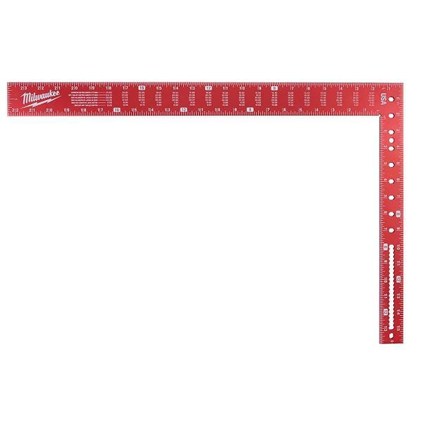 Milwaukee 16 In. X 24 In. Aluminum Framing Square