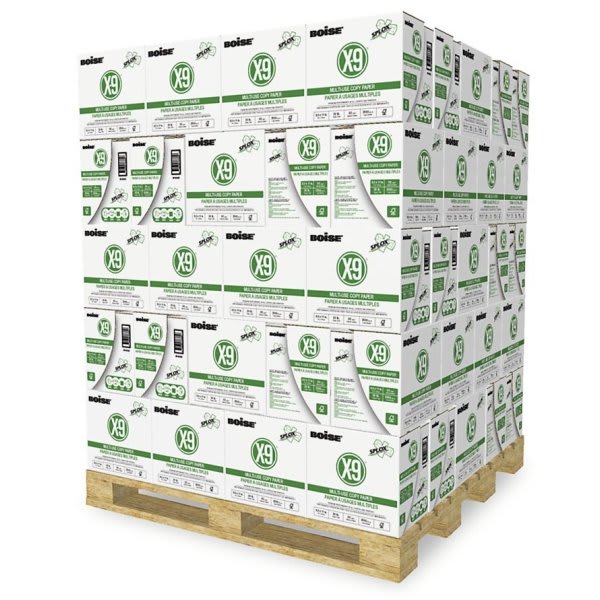 BOISE® X9® Bright White Letter Size MultiUse Copy Paper Case Of 10