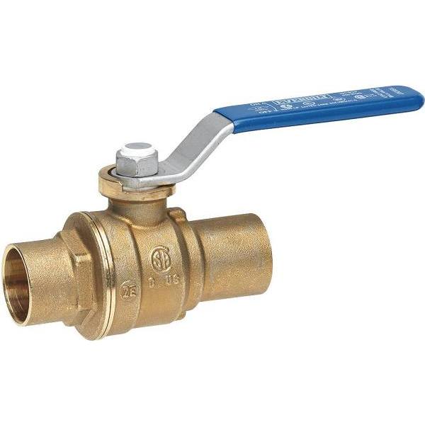 Everbilt 3/4 In Swt X 3/4 In Swt Full Port Lead Free Brass Ball Valve