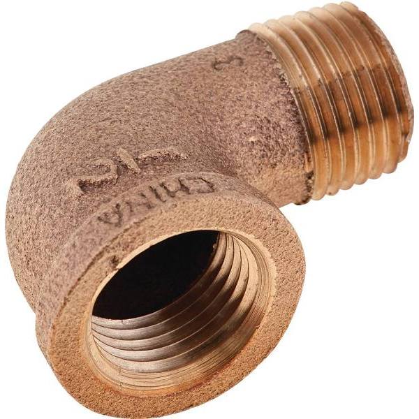 Proplus Brass 90 Degree Elbow, 3/4 In, Lead Free HD Supply