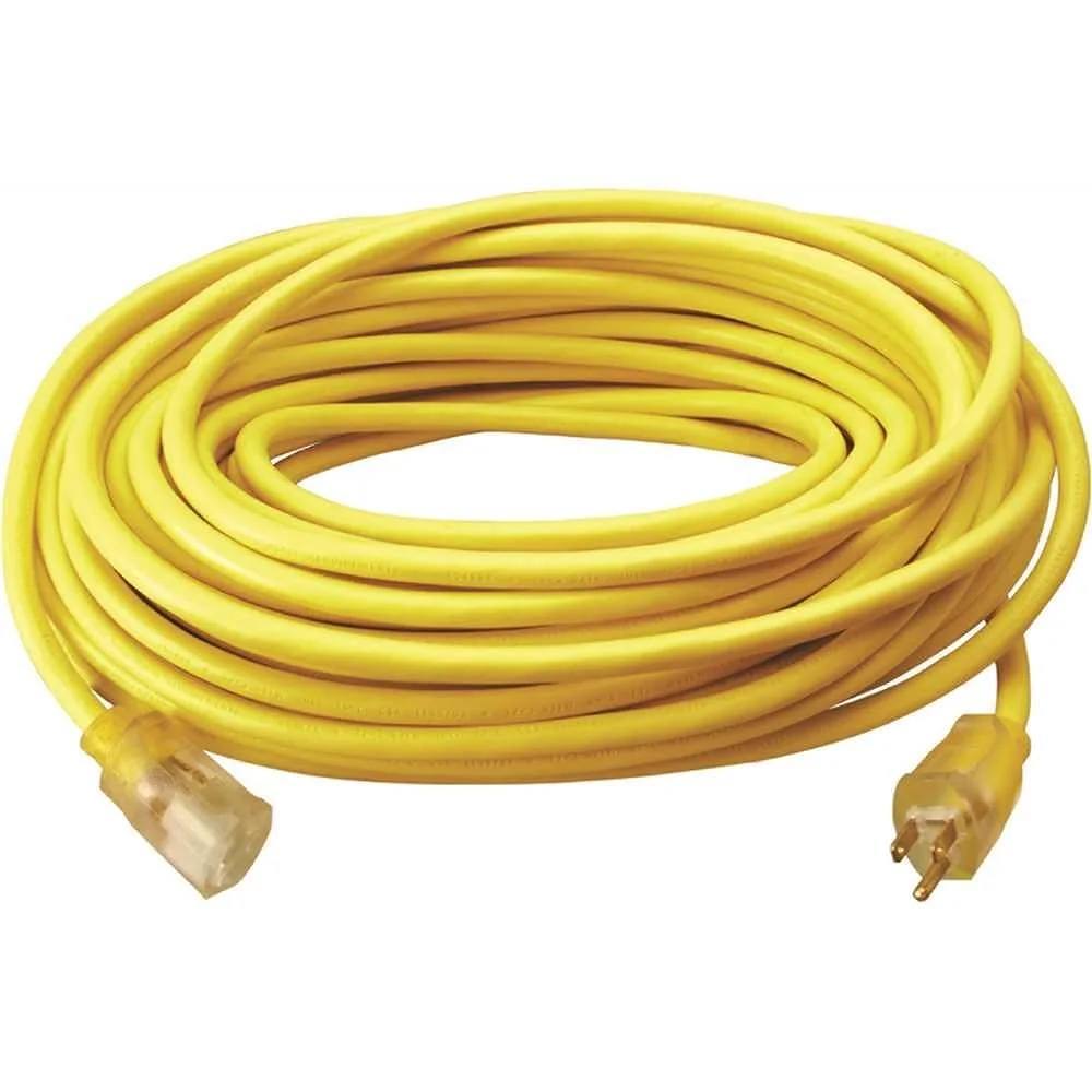 Southwire 100 Ft 12/3 Sjtw Hi-Visibility Outdoor Heavy-Duty Extension Cord