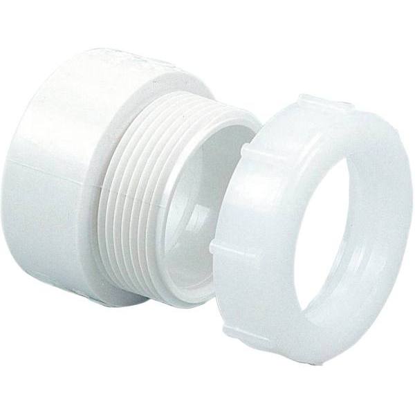 Nibco 1-1/2 In Pvc Dwv Hub X Slip-Joint Trap Adapter