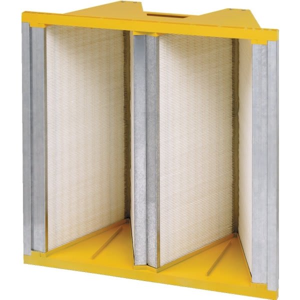 12x24x12 2v-Bank Mini Pleat Air Filter Without Gasket Merv 11 Box Of 2