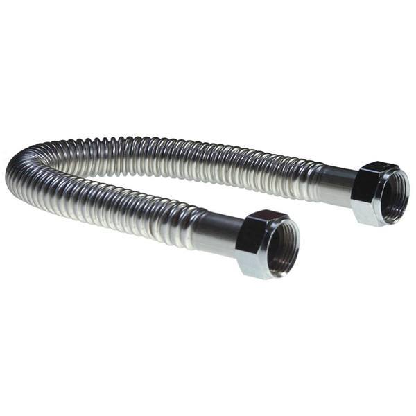 Falcon Stainless 3/4 In Id Ss Flex W/3/4 In Fip X 3/4 In Fip X 24 In Supply Line