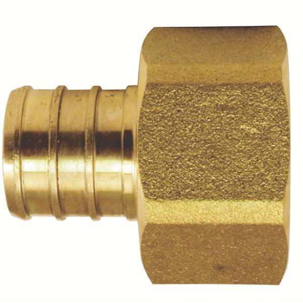 Apollo 3/4",  Brass, Pex-B Barb X Female Swivel Adapter
