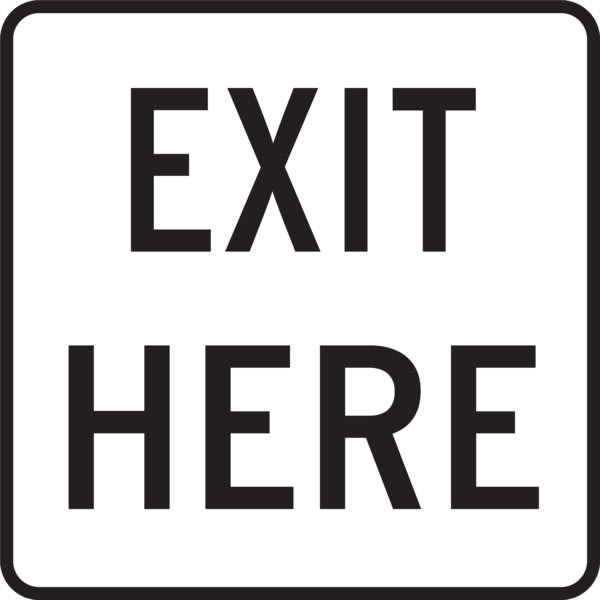 Exit Acrylic Architectural Sign with Left Arrow, Interior, 9 x 6 | HD ...