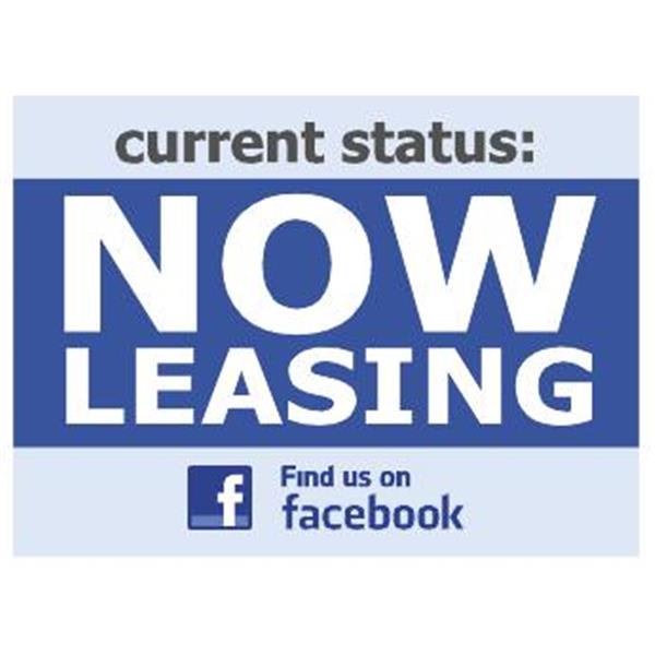 Coroplast Semi-Custom Yard Sign, Networking Now Leasing, 24 X 18