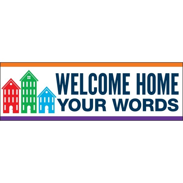 Horizontal Semi-Custom Banner, Three Houses, 15' X 4'