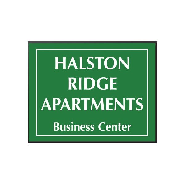 Front Engraved Sign, Green, 10 X 8