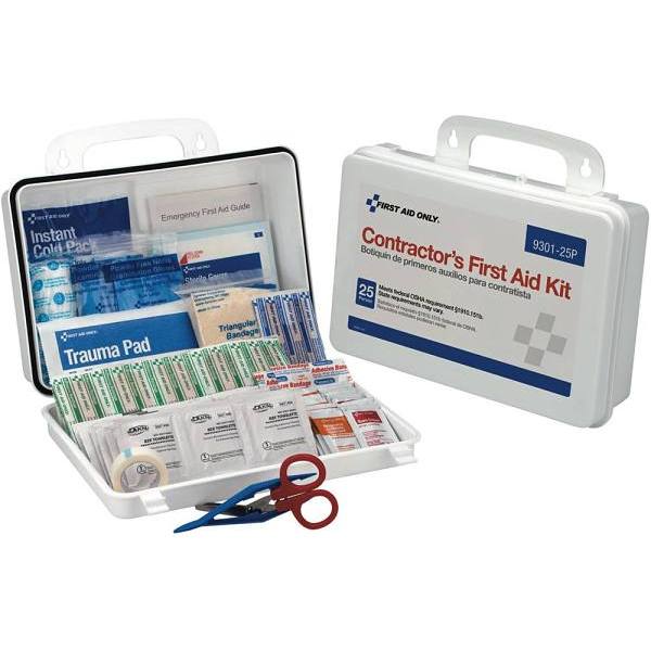 First Aid Only 25Person Bulk Plastic First Aid Kit, Ansi Compliant